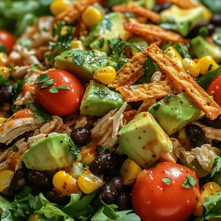 Welcome to the vibrant world of the Spicy Southwest Chicken Salad, a dish that embodies the essence of bold flavors and fresh ingredients. This salad is not just a meal; it’s a celebration of the Southwest region's culinary flair, featuring a delightful combination of textures and tastes. Whether you are seeking a healthy option for lunch, a light dinner, or a colorful side dish for your next gathering, this salad fits the bill perfectly.