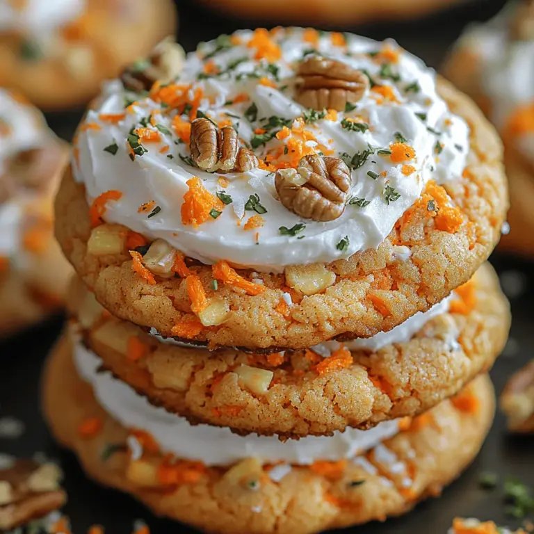 Carrot cake has long been a beloved dessert, celebrated for its moist texture, rich flavors, and comforting spices. Traditionally adorned with cream cheese frosting, this classic cake has captured hearts and taste buds alike. However, in recent years, a new trend has emerged: the transformation of carrot cake into an irresistible cookie form. Carrot cake cookies are not just a clever adaptation; they offer a delightful twist that retains the essence of the original while introducing a new level of convenience and portability.