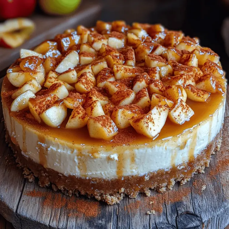 Imagine sinking your fork into a dessert that seamlessly combines the nostalgic flavors of a classic apple crisp with the rich, creamy indulgence of cheesecake. This is exactly what the Heavenly Apple Crisp Cheesecake delivers. It's a dessert that isn’t just a treat for the taste buds but also a visual delight, with layers that tell a story of comfort, warmth, and celebration. Whether you're hosting a family gathering, celebrating a special occasion, or simply treating yourself to something sweet at home, this cheesecake is sure to impress and satisfy.