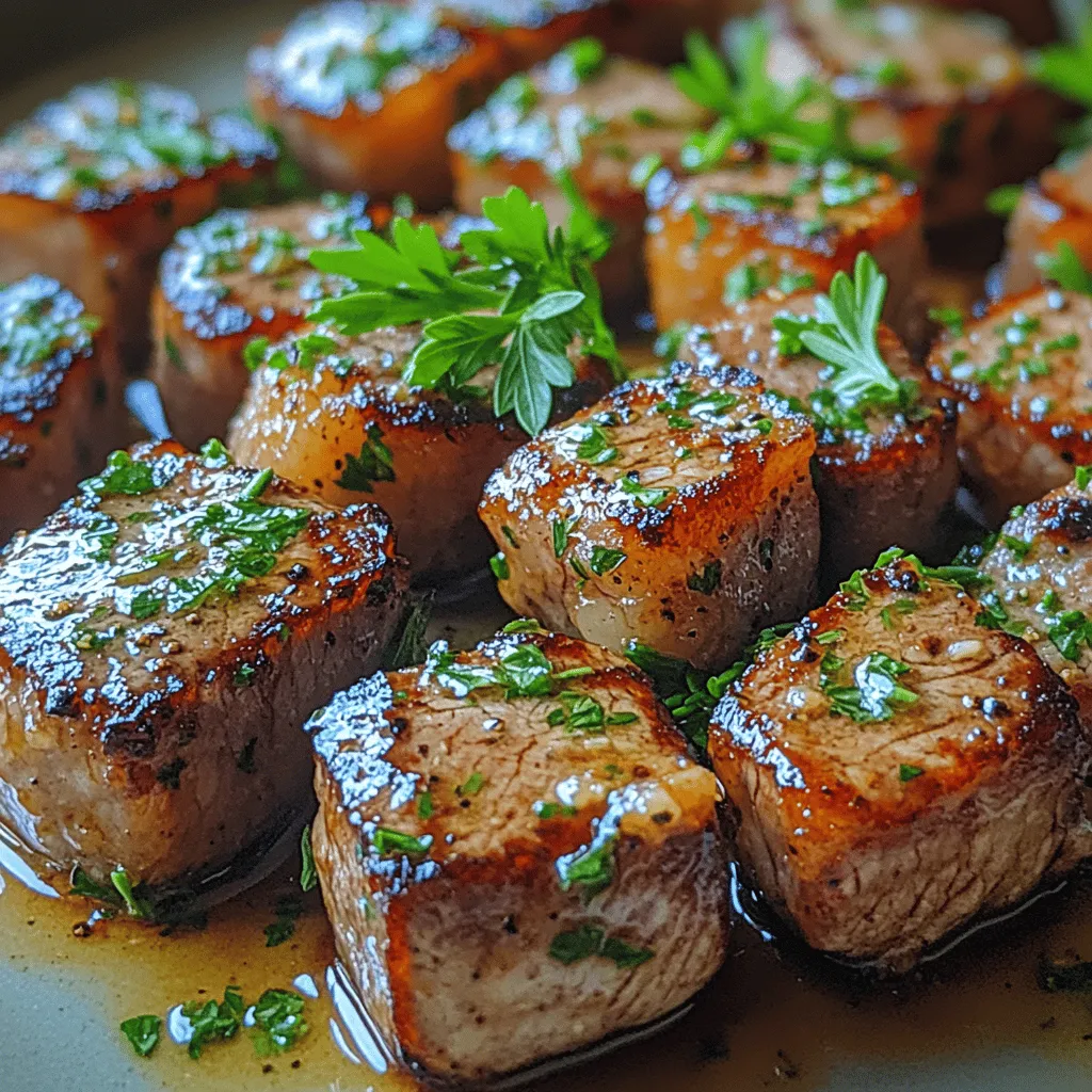 If you're looking for a dish that combines rich flavors, succulent textures, and an impressive presentation, look no further than sizzling garlic butter steak bites. This delightful recipe offers a mouthwatering experience that is sure to tantalize your taste buds and impress your guests. Marinated in a luscious garlic butter sauce, these steak bites are not only easy to prepare but also versatile enough to suit a variety of occasions—from casual weeknight dinners to elegant gatherings.