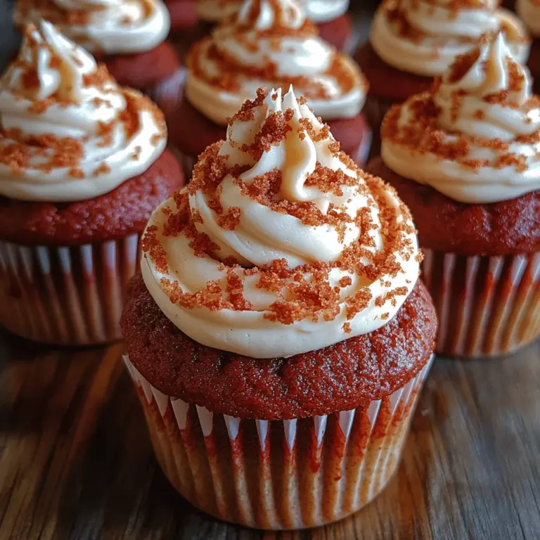 Cupcakes are a beloved treat, cherished for their delightful flavors and aesthetic appeal. Among the myriad of cupcake variations, the Red Velvet Cheesecake Cupcakes Delight stands out as a true showstopper. This exquisite dessert combines the enchanting allure of classic red velvet cake with the creamy richness of cheesecake, resulting in a unique treat that is perfect for any occasion. Whether you're celebrating a birthday, hosting a holiday gathering, or simply craving something sweet, these cupcakes are sure to impress both in flavor and presentation.