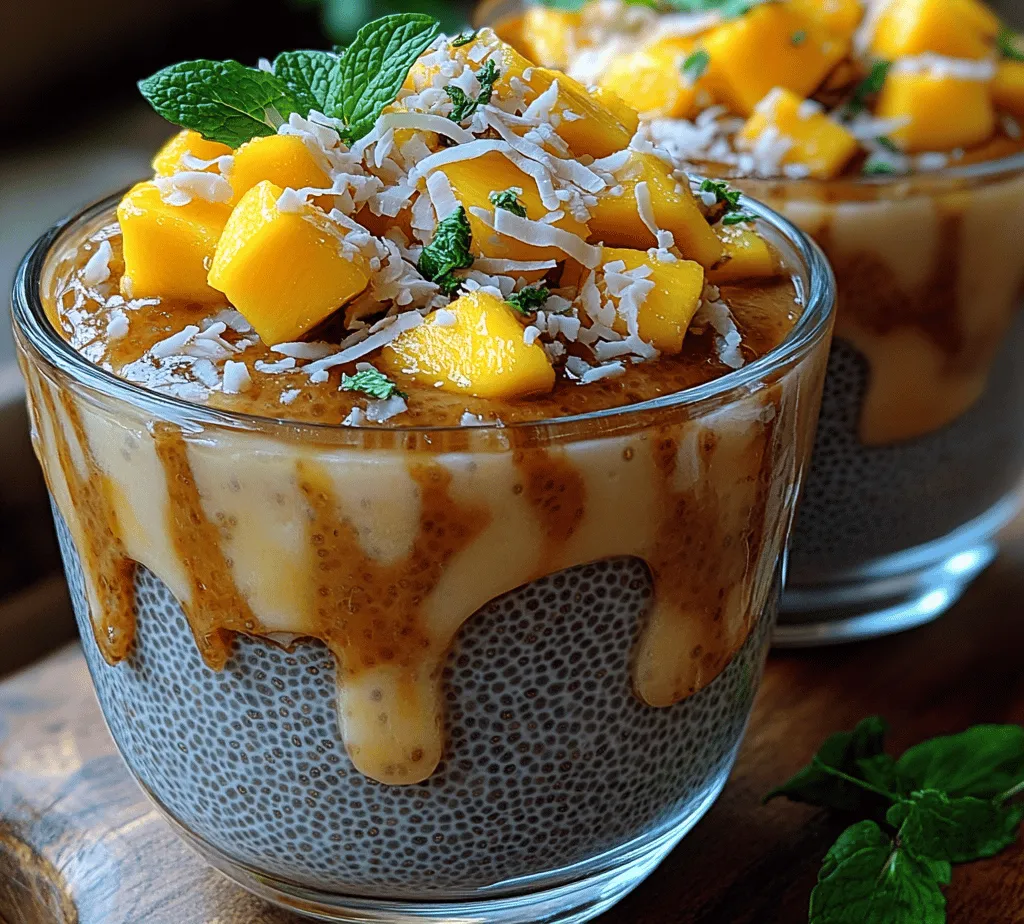 To create a perfect Tropical Bliss Mango Chia Pudding, it's essential to understand the core ingredients that contribute to its flavor and health benefits. Each component plays a critical role in enhancing the overall experience of this delightful dessert.