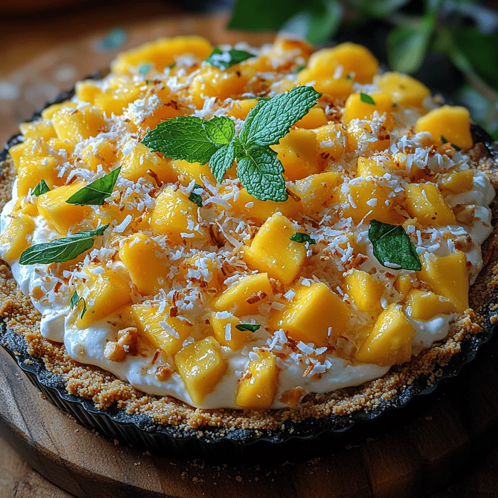 If you're yearning for a taste of summer that lingers long after the season has passed, look no further than the Tropical Paradise Pie. This delightful dessert encapsulates the essence of warm sun, sandy beaches, and the soothing sound of ocean waves. With its vibrant flavors and luscious, creamy texture, this no-bake pie is the perfect indulgence for sunny days, festive celebrations, or any time you wish to treat yourself to something refreshingly delicious.