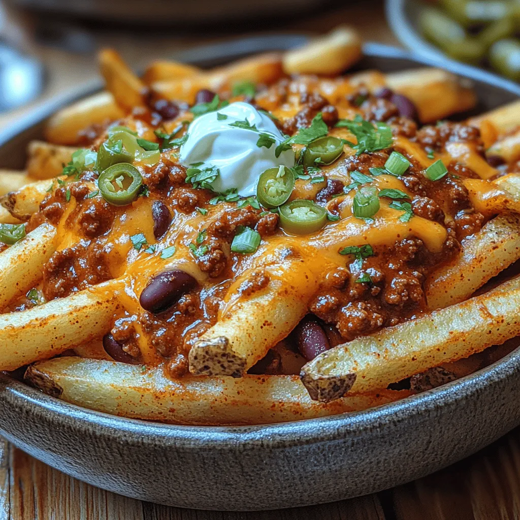 Comfort food has a unique way of bringing people together, evoking feelings of nostalgia and warmth. From family gatherings to cozy nights spent on the couch, the right dish can enhance any occasion and make it unforgettable. Among the myriad of comfort food options, Cheesy Chili Bliss Fries stand out as a quintessential choice, combining the crispy satisfaction of golden fries with the hearty indulgence of rich chili and gooey melted cheese. This dish is perfect for game days, casual get-togethers, or a simple family dinner, offering a delightful blend of textures and flavors that are sure to please any crowd.