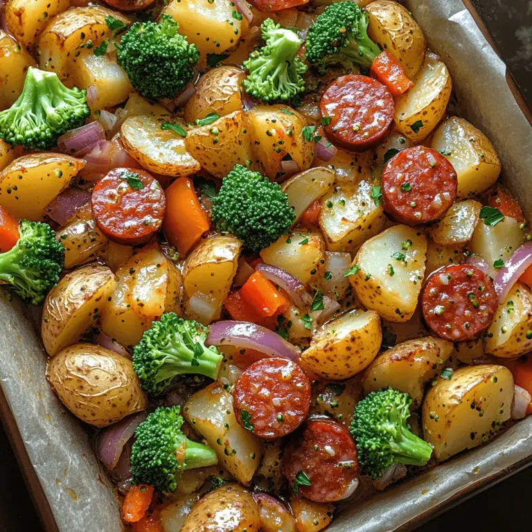 In today's fast-paced world, finding time to prepare a wholesome meal can be a daunting task. This is where one-pan meals shine, offering a simple yet satisfying solution for busy individuals and families alike. One of the most delightful options in this category is the One-Pan Polish Delight: Kielbasa and Veggie Sheet Pan. This dish not only saves time on cleanup but also combines flavors and textures in a way that is both comforting and invigorating.