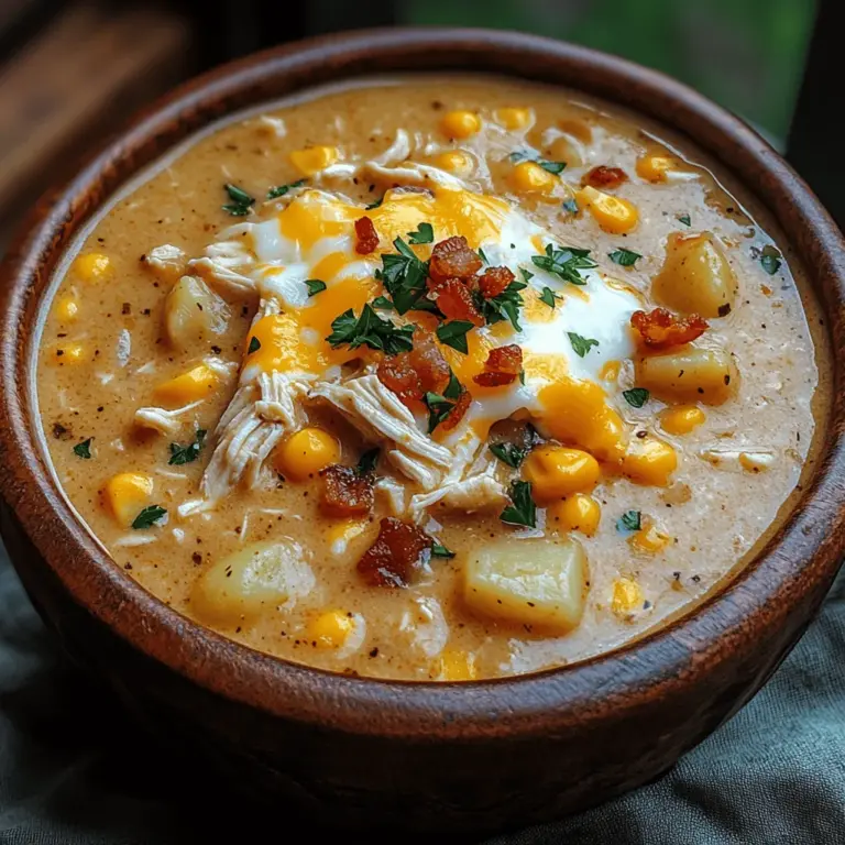 The success of any recipe lies in its ingredients. Each component of the Creamy Dreamy Crockpot Chicken Corn Chowder plays a crucial role in developing the dish's unique flavor profile. Let's take a closer look at the key ingredients that come together to create this comforting meal.