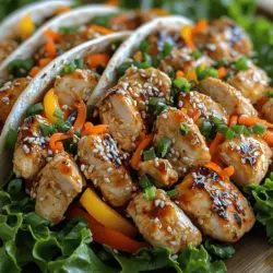 In the fast-paced world we live in, quick and flavorful meals are a necessity. Enter Firecracker Chicken Wraps—a delightful dish that checks all the boxes for a satisfying meal. Whether you’re preparing a quick lunch for work, a light dinner at home, or a fun gathering with friends, these wraps are sure to impress. Their vibrant colors, bold flavors, and ease of preparation make them a go-to choice for anyone looking to enjoy a delicious meal without spending hours in the kitchen.