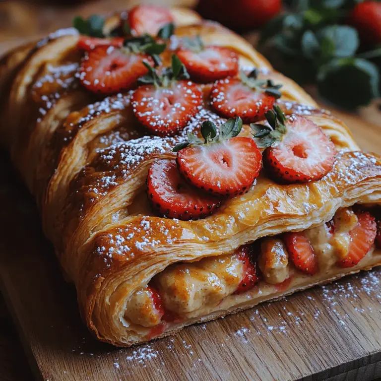 In recent years, vegan pastries have soared in popularity, captivating the taste buds of both plant-based enthusiasts and those simply looking to indulge in a delightful treat. The Vegan Strawberry Cream Danish stands out as a quintessential example of this trend, offering an irresistible combination of flaky, buttery pastry paired with a luscious strawberry cream filling. This indulgent dessert is not only a feast for the eyes but also a celebration of vibrant flavors and wholesome ingredients.