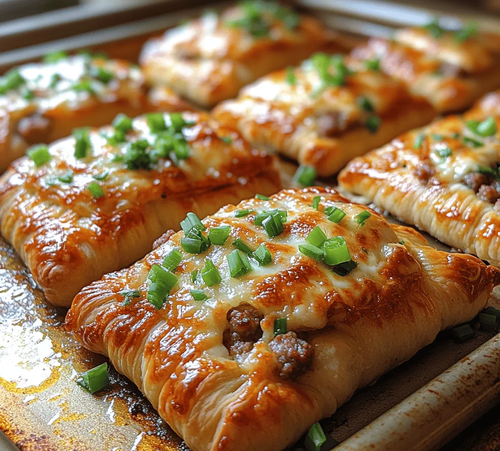 If you're looking for a crowd-pleaser that’s as delicious as it is easy to prepare, look no further than Creamy Sausage Crescents. This mouthwatering appetizer combines a rich, creamy filling with the flaky goodness of crescent roll dough, making it the perfect bite-sized treat for any occasion. Whether you're hosting a festive gathering, enjoying a cozy family dinner, or simply craving a satisfying snack, these crescents are sure to impress.
