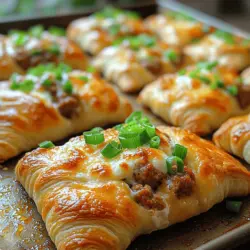 If you're looking for a crowd-pleaser that’s as delicious as it is easy to prepare, look no further than Creamy Sausage Crescents. This mouthwatering appetizer combines a rich, creamy filling with the flaky goodness of crescent roll dough, making it the perfect bite-sized treat for any occasion. Whether you're hosting a festive gathering, enjoying a cozy family dinner, or simply craving a satisfying snack, these crescents are sure to impress.