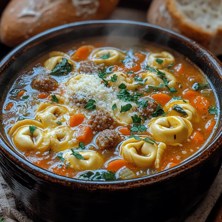 As the temperature drops and the days become shorter, there's nothing quite like a warm bowl of soup to provide comfort and nourishment. Soup has long been cherished as a go-to comfort food, especially during the colder months when it’s essential to warm up from the inside out. Among the myriad of soup recipes that grace our tables, the Hearty Sausage Tortellini Soup stands out, offering a delightful blend of flavors and wholesome ingredients that are perfect for family dinners or meal prep for the week ahead.