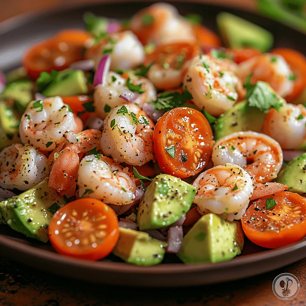 Are you looking for a dish that's not only refreshing and nutritious but also quick to prepare? Look no further than the Zesty Shrimp Avocado Salad. This vibrant salad is a culinary celebration of fresh ingredients, combining succulent shrimp with creamy avocado, and is perfect for any occasion—be it a casual lunch, a picnic, or a sophisticated dinner party. With its bright colors and bold flavors, this salad is sure to impress your guests and satisfy your taste buds.