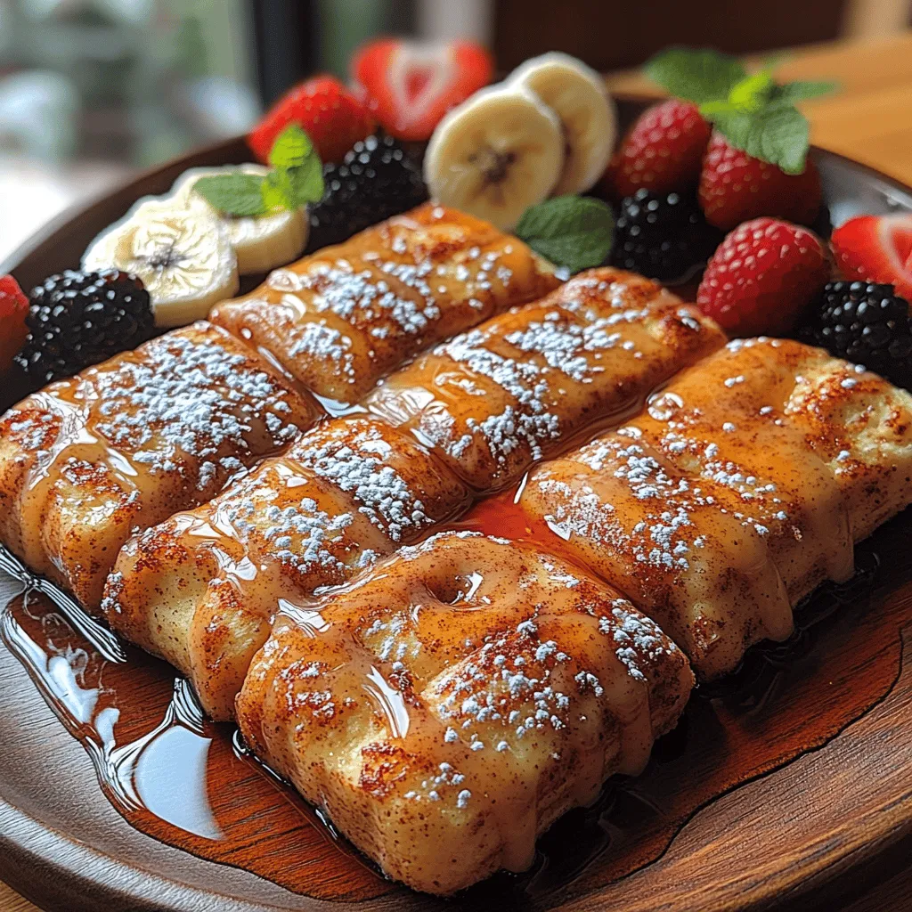 Cinnamon Roll French Toast is a delightful twist on two beloved breakfast classics, merging the fluffy, gooey goodness of cinnamon rolls with the rich, custardy texture of French toast. Imagine waking up on a lazy weekend morning to the enticing aroma of cinnamon wafting through your home, accompanied by the sound of sizzling butter on a hot skillet. This recipe is perfect for indulging in those cozy brunch moments with family or friends, and it offers an easy yet luxurious way to elevate your breakfast game.