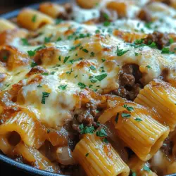 At the heart of the Savory French Onion Beef Pasta Bake are several key ingredients that work together to create a symphony of flavors. Each component plays a vital role in delivering a dish that is satisfying and memorable.