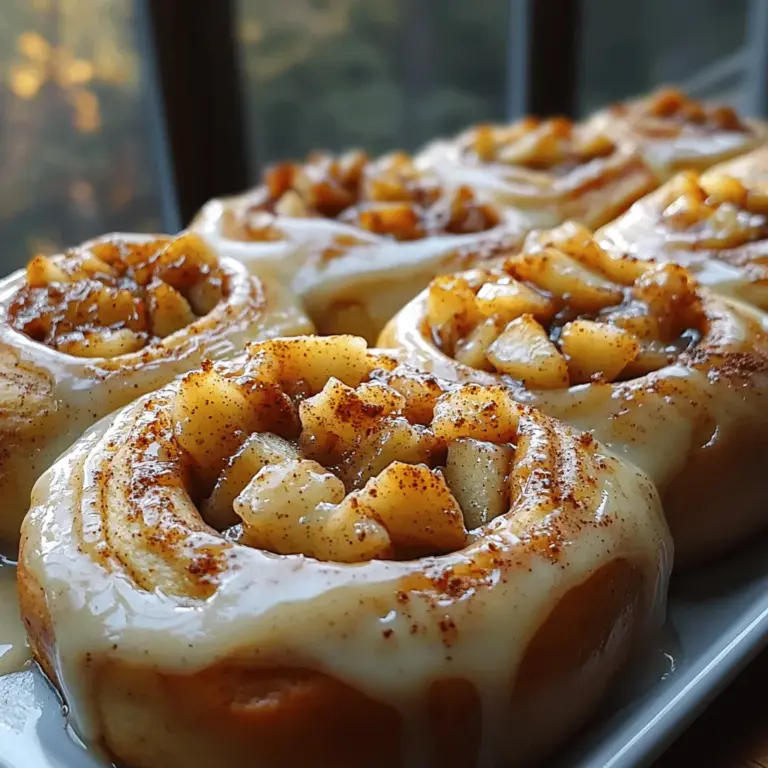 To create the best Apple Pie Cinnamon Rolls, it’s crucial to understand the role of each ingredient in the recipe. Each element contributes to the flavor, texture, and overall appeal of the final product. Here’s a closer look at the key ingredients that make these rolls a delightful treat.