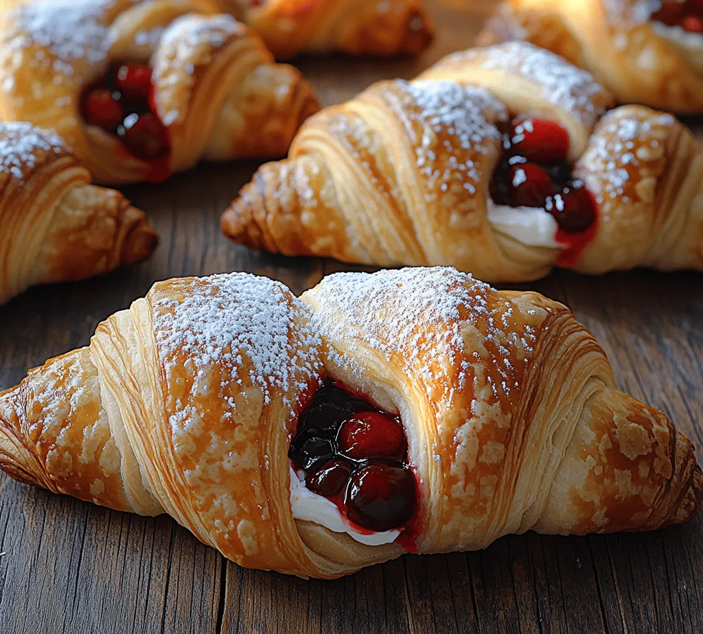 In the world of culinary exploration, air fryers have revolutionized the way we cook, combining the crispiness of frying with the convenience of baking. The ability to create delicious treats without the excess oil makes air frying an attractive option for both novice cooks and seasoned chefs alike. One of the most delightful recipes that perfectly demonstrates this versatility is the Cherry Cream Cheese Bliss Croissants. These pastries are not only a feast for the eyes but also a harmonious blend of sweet and creamy flavors wrapped in a perfectly flaky pastry.