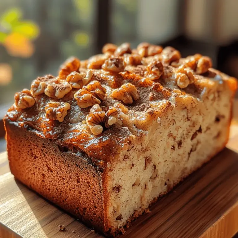 Banana bread is more than just a baked good; it's a comforting staple that evokes feelings of home and warmth in many households. The aroma of freshly baked banana bread wafting through the kitchen can transport you back to cherished memories of family gatherings, lazy Sunday mornings, or cozy evenings spent enjoying a slice with a hot cup of tea. Among the myriad of banana bread recipes out there, the Delightfully Nutty Banana Bliss stands out as a favorite for its simplicity, delightful flavor, and the added texture of crunchy walnuts. This recipe is perfect for utilizing those overripe bananas that often linger on the counter, transforming them into a moist and delicious loaf that's enjoyable at any time of the day—be it breakfast, an afternoon snack, or even dessert.