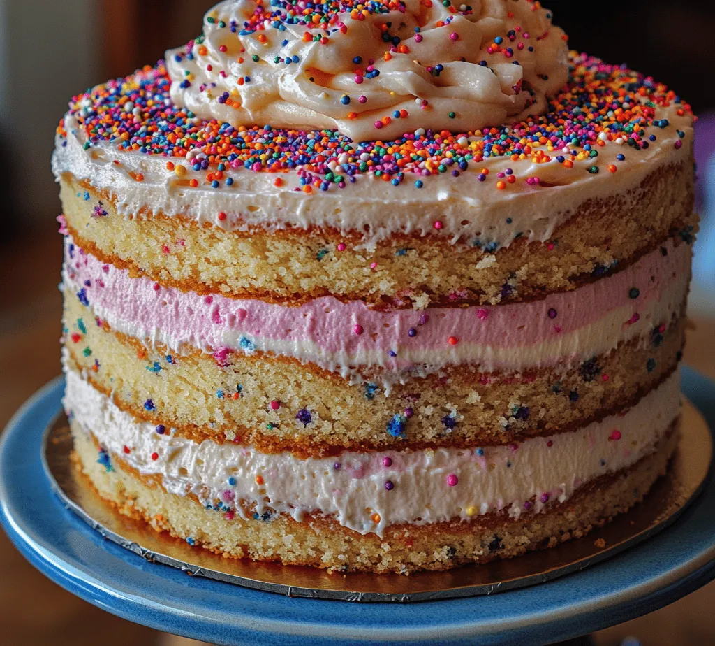 When it comes to celebration desserts, few can rival the joy and excitement of a Funfetti Cheesecake Cake. This vibrant, multi-layered cake combines the beloved flavors of a classic funfetti cake with the creamy richness of a cheesecake layer, creating a dessert that is as delightful to look at as it is to eat. The cake is not just a feast for the eyes; it tantalizes your taste buds with its fluffy texture and sweet, colorful sprinkles, making it the perfect centerpiece for any festive occasion.