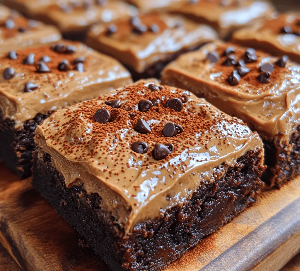 Brownies have long held a special place in the hearts of dessert lovers around the world. Their rich, fudgy texture and indulgent chocolate flavor make them a favorite treat, perfect for sharing at gatherings or enjoying on a quiet evening at home. But what if you could elevate this classic dessert to an entirely new level? Enter the Decadent Café Latte Frosted Mocha Brownies. This innovative recipe combines the beloved flavors of coffee and chocolate, creating a delightful treat that will excite your taste buds and impress your guests.