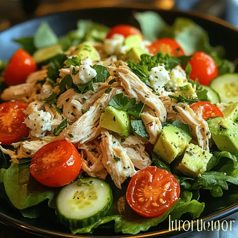 Explore the vibrant flavors and nutritious benefits of our Herb-Infused Chicken Salad. This recipe is not only easy to prepare but also packed with fresh ingredients that create a delightful medley of taste and texture. Perfect for lunch, dinner, or a light snack, this salad is a wonderful way to enjoy healthy eating without sacrificing flavor. Let’s dive into the details of this refreshing dish that will keep you coming back for more.
