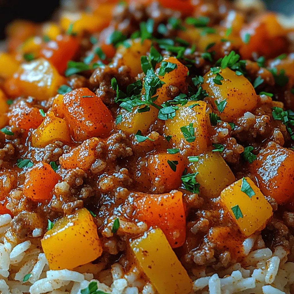 If you’re looking for a dish that is as comforting as it is flavorful, look no further than Spicy Paprika Delight with Ground Beef and Rice. This hearty recipe combines the richness of ground beef with the satisfying texture of rice, all elevated by a blend of spices that create a delightful flavor explosion with every bite. Originating from Central and Eastern European cuisines, paprika is a spice that has transcended borders, making it a staple in many households around the world.