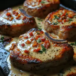 In the world of comfort food, few dishes can rival the sheer indulgence of creamy bacon pork chops. This dish not only tantalizes the taste buds with its rich and savory flavors but also brings a sense of warmth and satisfaction that is perfect for family dinners or special occasions. Imagine succulent bone-in pork chops enveloped in a luscious cream sauce, accentuated by the savory crunch of crispy bacon. Each bite is a delightful experience, combining textures and flavors that leave a lasting impression.