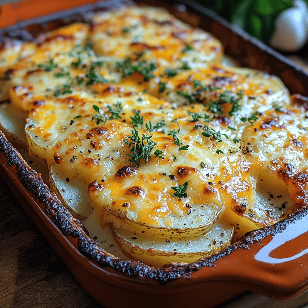 Creating the perfect scalloped potatoes begins with understanding the core components of this dish. Each ingredient plays a vital role in achieving the rich, creamy consistency and the depth of flavor that makes this recipe truly heavenly. Let’s explore these essential ingredients in detail.
