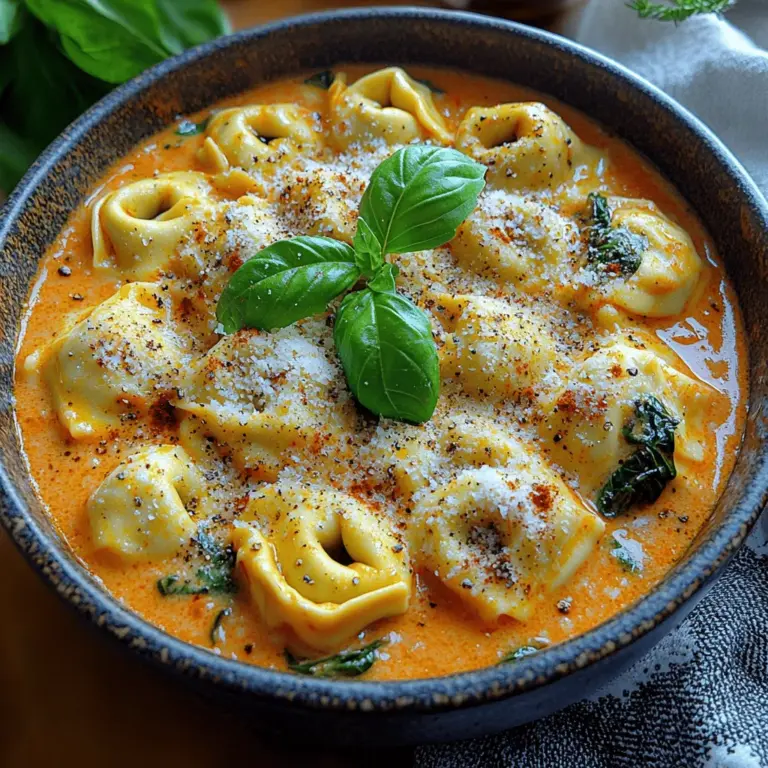 To truly appreciate the beauty of Tortellini Delight in Creamy Tomato Bliss, we must first explore the origins of its star ingredient: tortellini. This pasta has a rich history rooted in Italy, with its origins believed to trace back to the region of Emilia-Romagna. Traditionally, tortellini is shaped like a small ring, resembling a belly button, and is filled with a combination of meats, cheese, or vegetables. The exact origins of tortellini are often debated, with different towns claiming to be the birthplace of this beloved pasta.