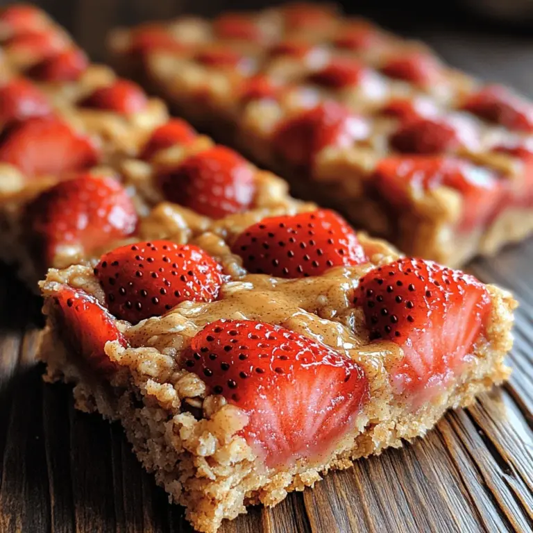 If you're looking for a delicious and nutritious snack to brighten your day, look no further than Delightful Strawberry Oatmeal Bars. These bars are not just a treat for your taste buds but also a powerhouse of health benefits, thanks to their wholesome ingredients. Combining the goodness of strawberries and oats, this recipe provides a perfect balance of flavors and textures, making it a delightful addition to breakfast, lunch, or a midday snack.