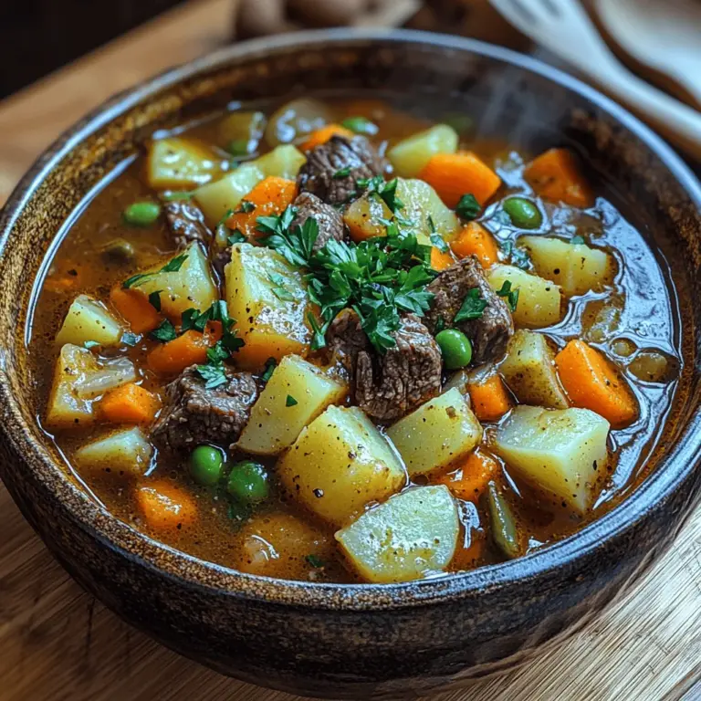 When the temperature drops and the days grow shorter, there's nothing quite like a steaming bowl of homemade soup to warm your heart and soul. The nostalgic aroma of simmering ingredients wafting through your kitchen can evoke cherished memories of family gatherings and cozy evenings spent around the dinner table. Soup is more than just a meal; it's a comforting ritual that brings people together. This is especially true for the Hearty Homestyle Vegetable Beef Soup, a wholesome recipe that embodies the essence of home-cooked goodness.