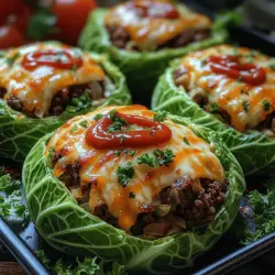 Baked Cabbage Nest Burgers are not only a nutritious alternative to conventional burgers but also a versatile dish that can accommodate a variety of proteins. Whether you prefer ground beef, turkey, tofu, or lentils, this recipe allows for customization to suit individual dietary preferences and nutritional needs. The beauty of these cabbage nests lies in their adaptability—making them a fantastic option for meat lovers and vegetarians alike.