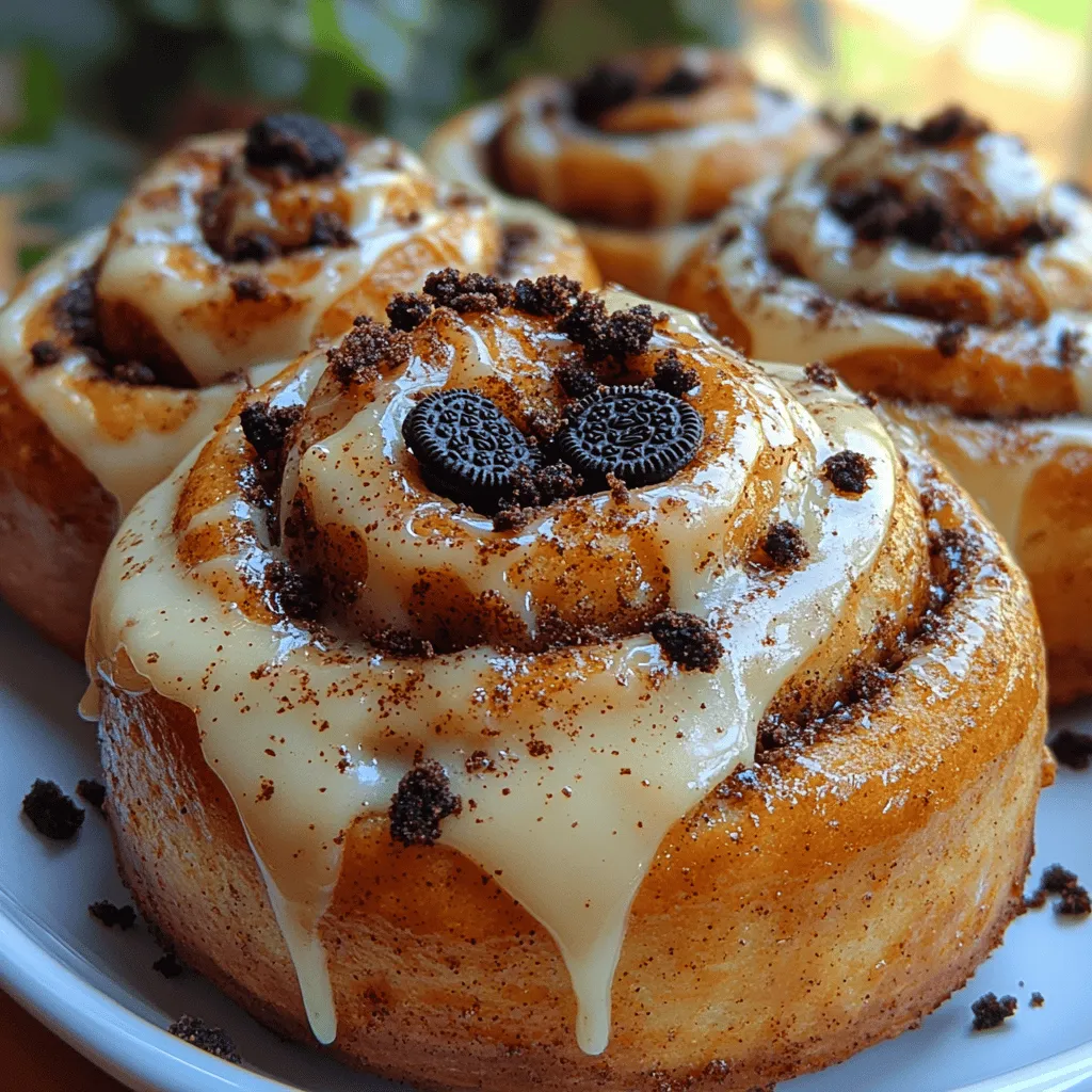 If you thought the classic cinnamon roll couldn't get any better, think again. Introducing the Oreo Cookies and Cream Cinnamon Rolls—a delightful fusion dessert that marries the gooey, comforting goodness of traditional cinnamon rolls with the irresistible flavor of Oreo cookies. This innovative recipe captures the essence of indulgence, combining soft, pillowy dough with a rich, creamy filling that pays homage to one of the most beloved cookies in the world.