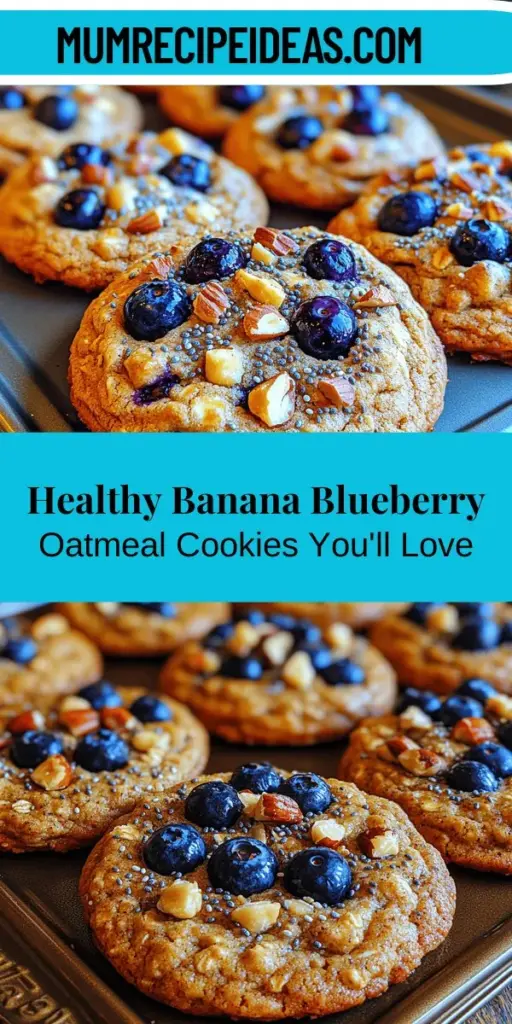 Discover the irresistible charm of Banana Blueberry Bliss Oatmeal Cookies! These wholesome treats are the perfect balance of nutrition and flavor, featuring ripe bananas and juicy blueberries that create a delightful experience in every bite. Rich in fiber and antioxidants, these cookies are great for snacking at any time of the day. Easy to make, they are perfect for sharing with family and friends, making them a must-try addition to your recipe collection!