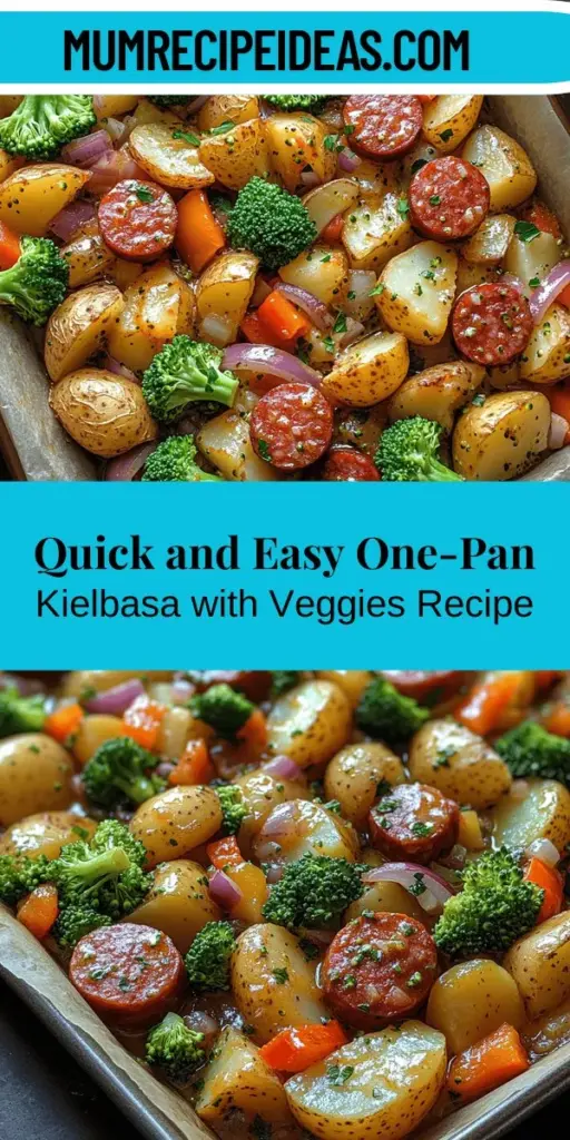 Discover a delicious and effortless meal with the One-Pan Polish Delight: Kielbasa and Veggie Sheet Pan. This dish combines flavorful, smoked kielbasa with a vibrant medley of fresh vegetables like bell peppers and broccoli, all roasted to perfection in one pan. Perfect for busy weeknights, it not only saves on cleanup but also delivers a hearty, healthful meal packed with essential nutrients. Explore this recipe for a satisfying dining experience that everyone will love!