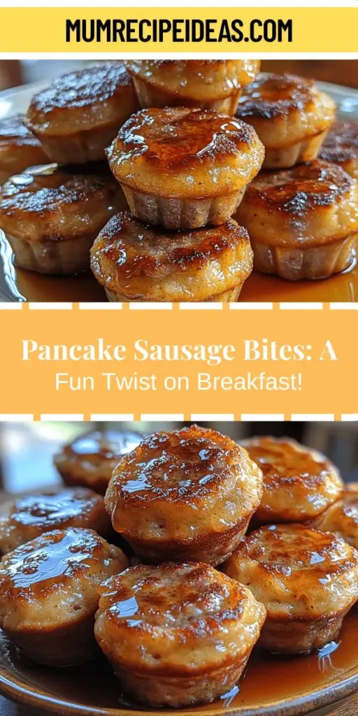 Discover the delightful fusion of flavor with Pancake Sausage Bites, a unique breakfast treat that blends fluffy pancakes with savory sausage. These bite-sized snacks are perfect for brunches, family breakfasts, or even a tasty snack at any time of the day. Enjoy their sweet and savory combination, perfect for all ages. Easy to make and versatile, these delicious bites are sure to become a favorite in your breakfast repertoire. Try them today for a fun twist on a classic!