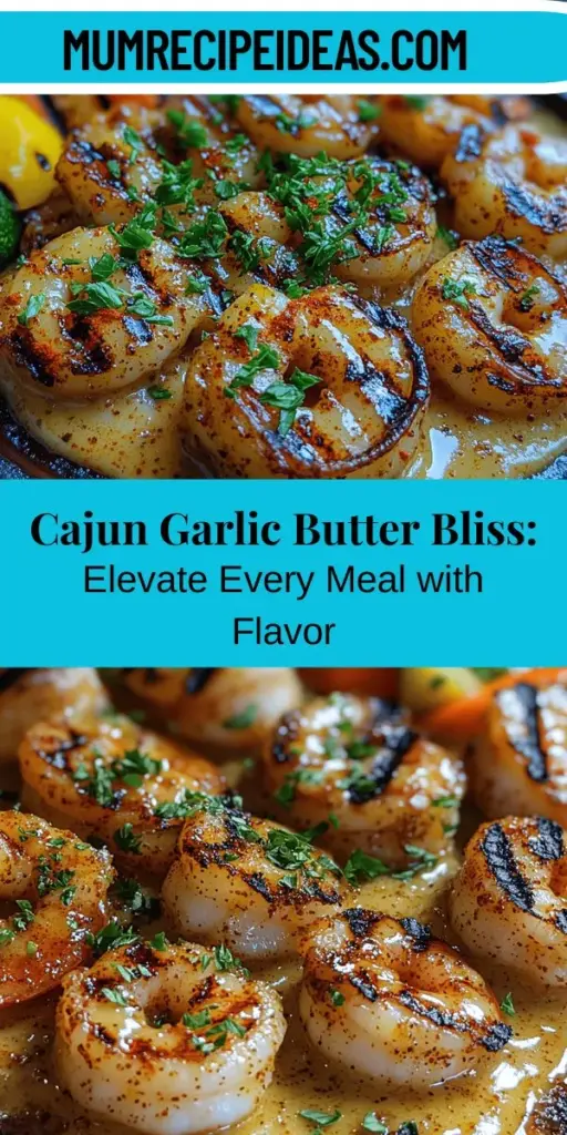 Discover the irresistible flavors of Cajun Garlic Butter Bliss! This versatile sauce combines rich butter, aromatic garlic, and a vibrant medley of Cajun spices to create a culinary masterpiece. Perfect for drizzling over seafood, tossing with pasta, or using as a dip for crusty bread, this sauce elevates any meal with its bold taste. Learn how to prepare, customize the heat, and explore delicious pairing suggestions for a flavorful dining experience that will impress your family and friends.