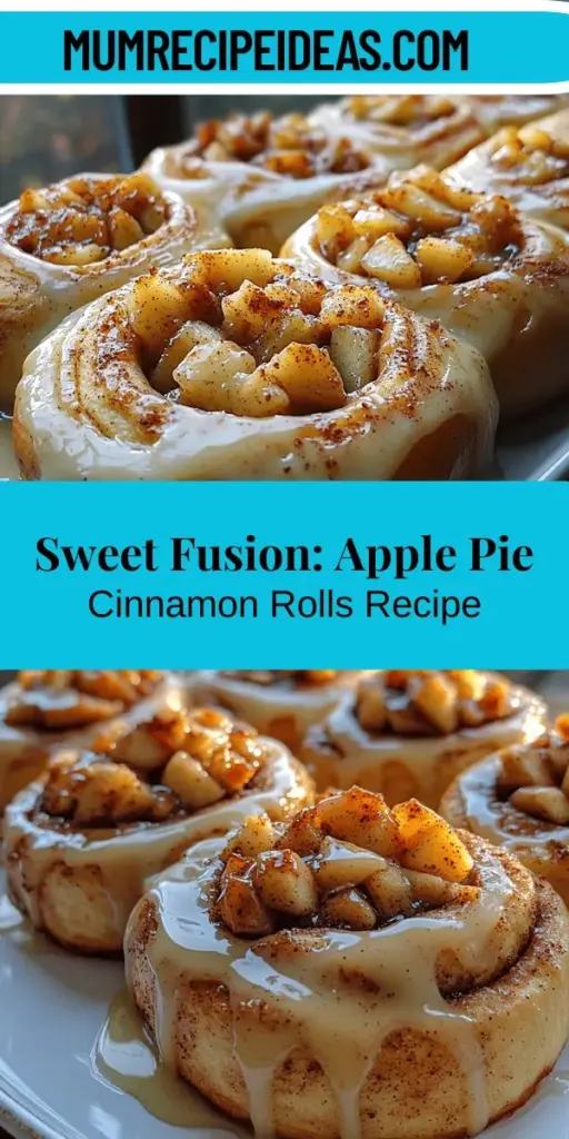Discover the irresistible blend of flavors in Apple Pie Cinnamon Rolls, a dessert that combines the warm, comforting taste of apple pie with the soft, fluffy texture of cinnamon rolls. Perfect for brunches, holidays, or cozy afternoons, this recipe guides you step by step to create a delicious treat with a sweet apple filling and a creamy glaze. Elevate your baking game and enjoy the delightful aromas and rich flavors that will leave everyone satisfied and coming back for more.