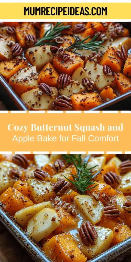 Discover the warmth of fall with this delicious Warm and Cozy Butternut Squash & Apple Bake. This comforting dish combines sweet, nutty butternut squash with the perfect tartness of apples, creating a delightful blend of flavors that’s ideal for any occasion. Versatile enough to serve as a hearty side or a cozy dessert, it’s topped with spices, nuts, and a rich buttery finish. Perfect for holiday gatherings or family dinners, this easy recipe will warm your heart and home.
