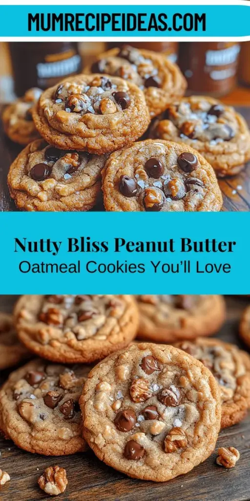 Discover the joy of baking with Nutty Bliss Peanut Butter Oatmeal Cookies, a perfect blend of rich peanut butter and wholesome oats. These delightful treats offer a chewy texture, nutritional benefits, and the option to customize with chocolate chips and nuts. Ideal for an afternoon snack or dessert, these cookies are not only delicious but also packed with protein and fiber. Make them at home for a comforting treat that everyone will love!