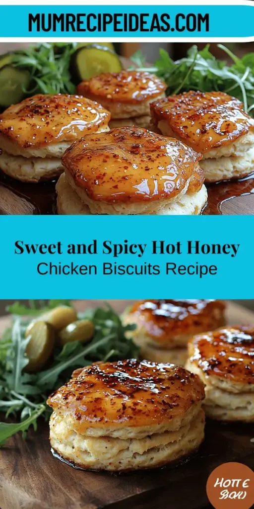 Indulge in the delightful flavors of the South with Sweet & Spicy Hot Honey Chicken Biscuits! This recipe brings together crispy, juicy chicken nestled in warm, fluffy biscuits, all drizzled with a spicy-sweet hot honey sauce. Perfect for brunch, lunch, or dinner, each bite offers a comforting mix of savory and sweet that’ll make you crave more. Elevate your meals with this delicious combination that brings joy to any occasion!
