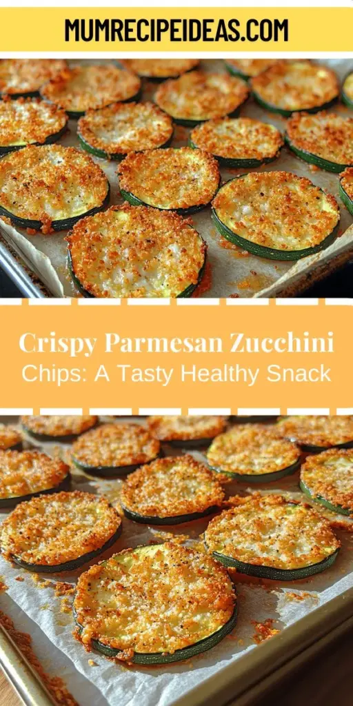 Discover the delicious world of Zesty Crispy Parmesan Zucchini Chips, a healthy alternative to traditional potato chips. These crunchy snacks feature zucchini, which is low in calories and packed with vitamins. Easy to prepare, they offer customizable flavors with a savory parmesan coating. Perfect for all ages, these chips are not just a snack but can also serve as a side dish or topping for salads. Enjoy guilt-free snacking that’s nutritious and satisfying!