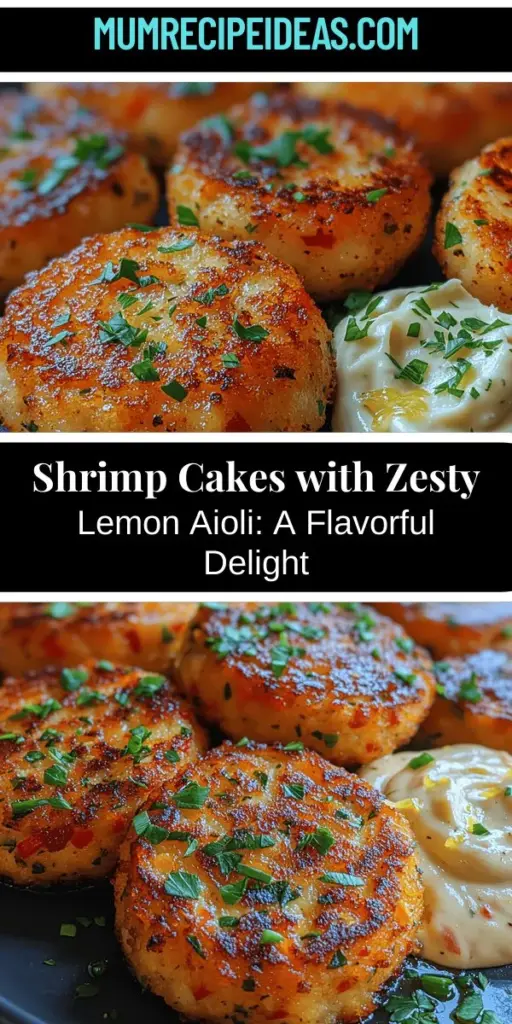 Discover the delicious Shrimp-tastic Cakes paired with a zesty Lemon Aioli that are sure to impress at any meal. Made with fresh shrimp, vibrant vegetables, and light panko breadcrumbs, these crispy cakes are packed with flavor and nutrition. Perfect for a light lunch, dinner, or a crowd-pleasing starter, this recipe offers step-by-step instructions on preparation and cooking methods. Elevate your dining experience with simple ideas for serving that highlight this delightful dish.