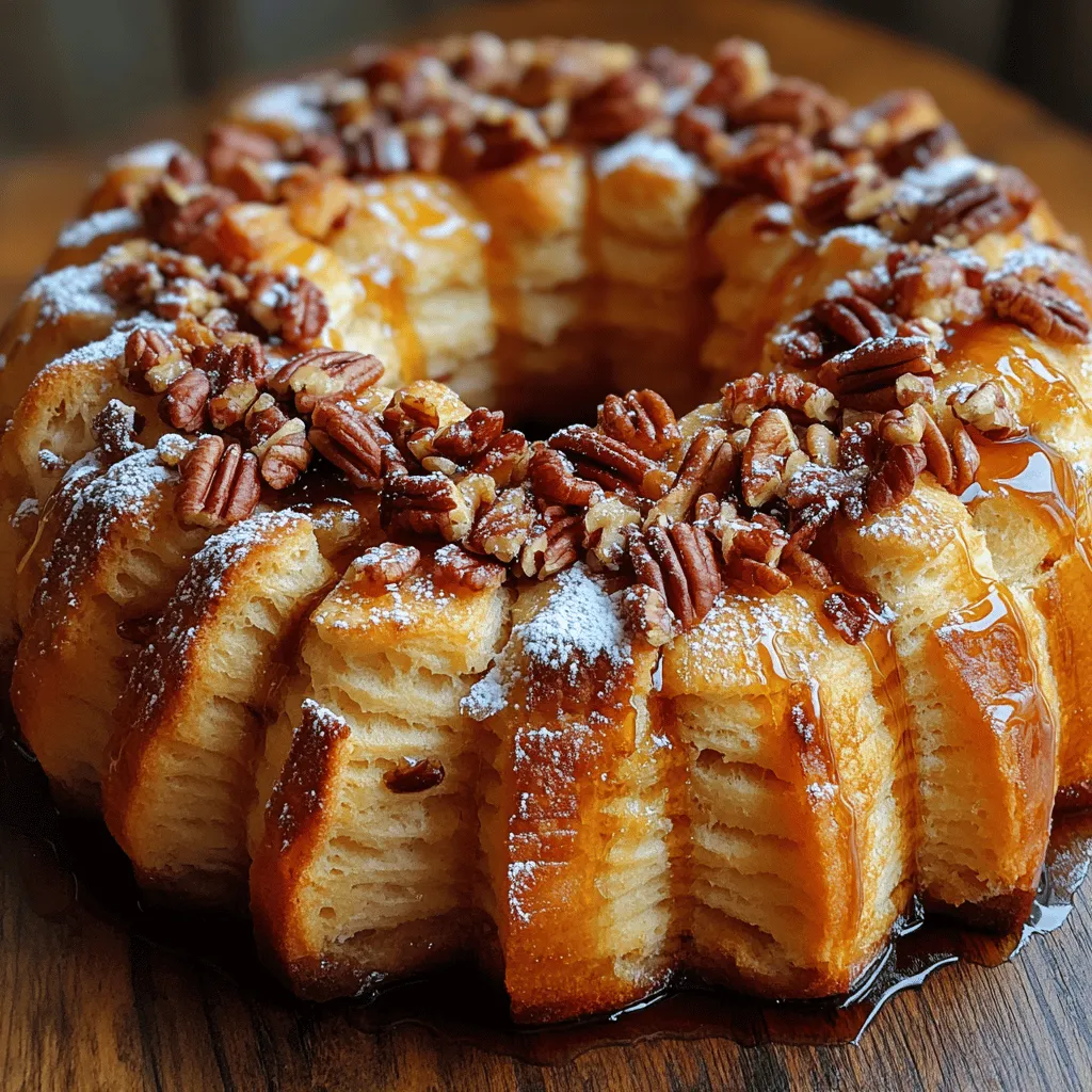 Brunch enthusiasts and comfort food aficionados, rejoice! The Breakfast Biscuit Bundt Cake is a delightful, innovative treat that merges the classic appeal of biscuits with the extravagant presentation of a Bundt cake. This recipe has gained traction among food lovers who appreciate both convenience and indulgence, making it a perfect choice for gatherings, special occasions, or simply a cozy weekend breakfast at home. Imagine a fluffy, sweet cake that bursts with flavors, all while being deceptively easy to make thanks to the use of refrigerated biscuit dough.