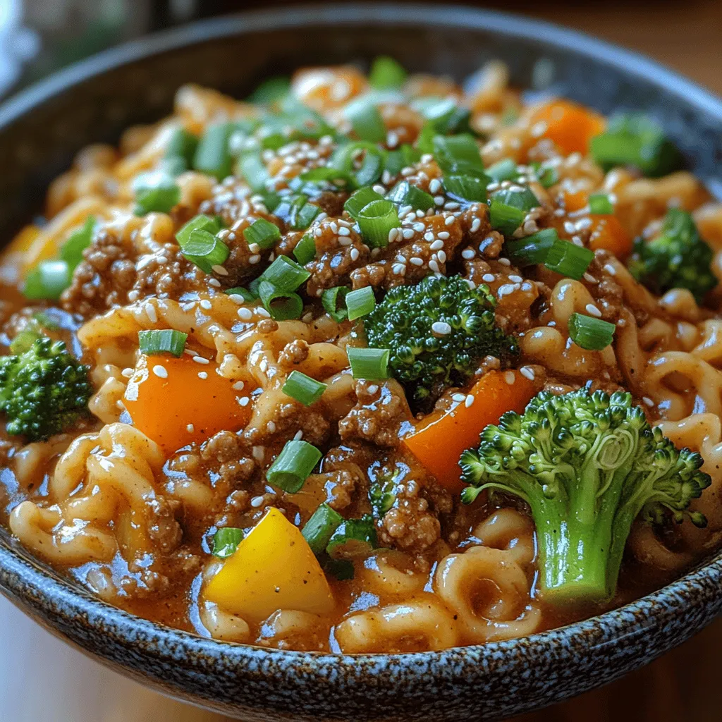 Mongolian cuisine is a rich tapestry woven from the traditions of nomadic herders, influenced by the diverse cultures that have traversed the vast steppes of Mongolia. Characterized by its hearty ingredients and bold flavors, Mongolian food often showcases an array of meats, dairy, and vegetables, all prepared in ways that reflect the rugged landscape and the lifestyle of its people. Among the many culinary delights that emerge from this vibrant culture, Mongolian Ground Beef Noodles stand out as a favorite. This dish not only encapsulates the essence of Mongolian cooking but also brings a delightful fusion of flavors and textures, making it a beloved choice for families and food enthusiasts alike.