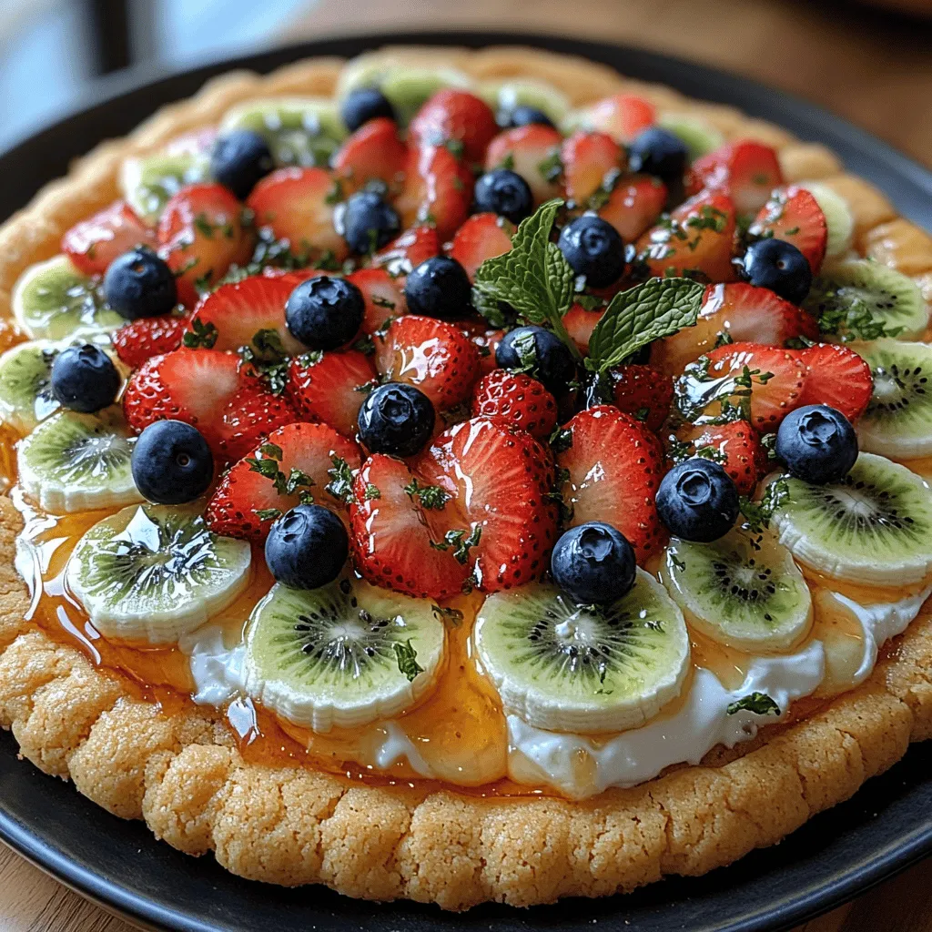 Dessert pizzas have rapidly gained popularity, transforming the traditional concept of pizza into a sweet treat that appeals to all ages. These delightful concoctions allow for endless creativity, turning classic flavors into bite-sized experiences. Among the myriad of dessert options, the Fruity Greek Yogurt Delight stands out as a healthy, vibrant choice that not only satisfies your sweet tooth but also nourishes your body. This recipe marries the creamy richness of Greek yogurt with a colorful array of fresh fruits, creating a dessert that is as visually appealing as it is delicious.