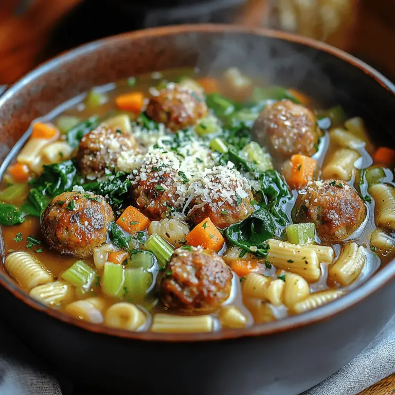 The origins of Italian Wedding Soup are as rich and varied as the regions from which it hails. While it is commonly believed that the name "wedding soup" comes from the Italian phrase "minestra maritata," which translates to "married soup," this doesn’t refer to nuptials in the conventional sense. Instead, it signifies the harmonious marriage of flavors between the ingredients used, particularly the meat and the vegetables. Historically, this soup was prepared for festive occasions, often served at weddings, which is how it earned its affectionate name.
