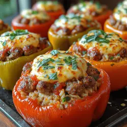 Stuffed peppers have a rich history in Italian cuisine, symbolizing resourcefulness and a way to utilize leftover ingredients. Traditionally, this dish has been a staple in many Italian households, where families would gather around the table to enjoy hearty meals made from fresh, wholesome produce. The cultural significance of stuffed peppers lies not only in their deliciousness but also in their ability to bring people together, fostering a sense of community and warmth.