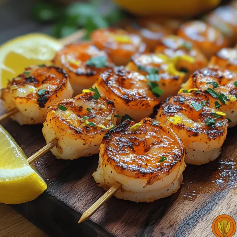 If you are searching for a delightful seafood dish that embodies the essence of fresh, zesty flavors, look no further than Zesty Garlic Lemon Shrimp Skewers. This vibrant recipe not only showcases shrimp's versatility but also brings together a medley of flavors that are sure to tantalize your taste buds. Popular in culinary traditions around the world, shrimp are celebrated for their tender texture and ability to absorb flavors, making them a favorite choice for everything from casual dinners to elegant gatherings.
