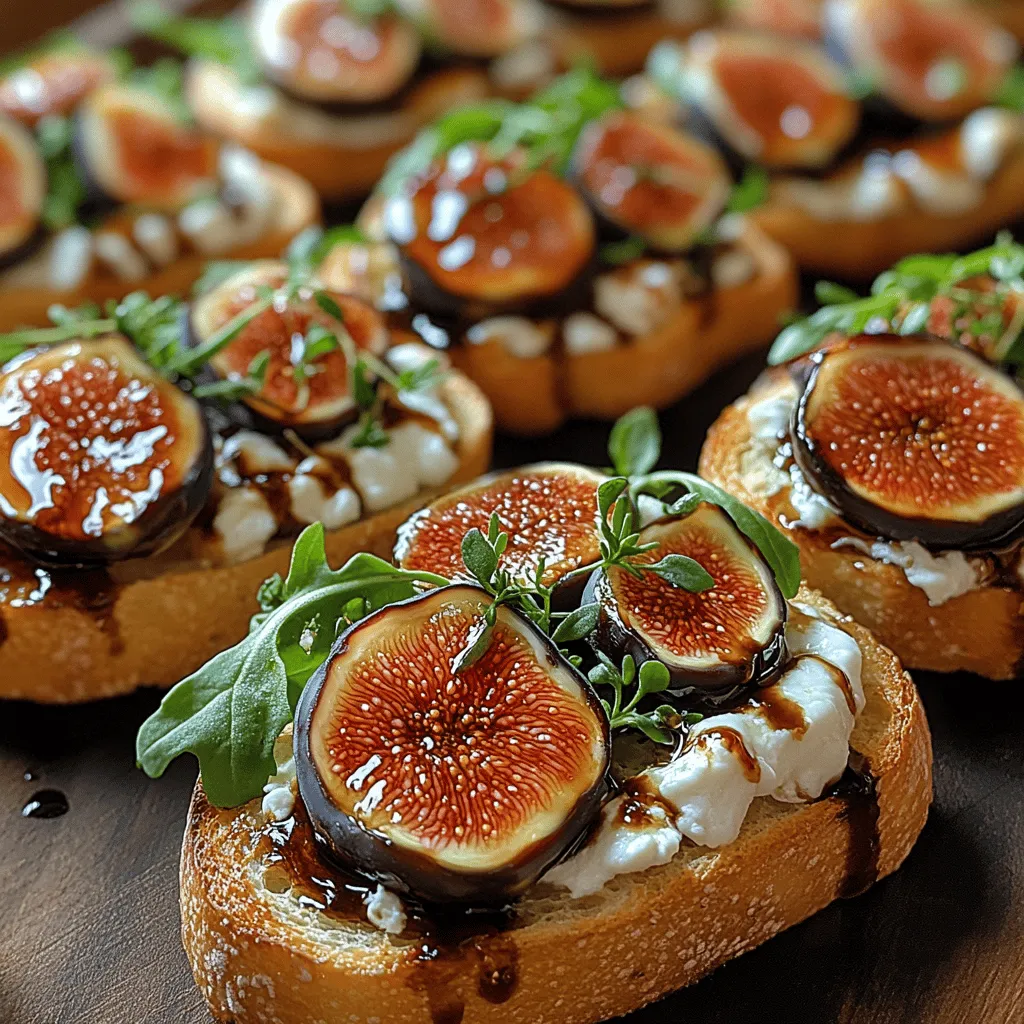 To create delicious balsamic roasted fig crostinis, it is essential to understand the key ingredients that contribute to the overall flavor and texture of the dish. Each component plays a vital role, enhancing the dish's appeal while also serving nutritional purposes.