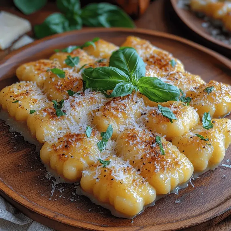 If you’re in search of a dish that combines comfort, flavor, and seasonal freshness, look no further than Sweet Corn and Basil Gnocchi Delight. This delightful recipe elevates traditional Italian gnocchi by incorporating the sweet, juicy flavors of corn and the aromatic essence of fresh basil. Gnocchi, with its pillowy texture, serves as the perfect canvas for these vibrant ingredients, making it not only a satisfying meal but also a celebration of summer produce.